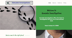 Desktop Screenshot of gonzalesinvestigations.com