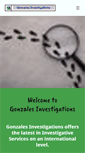 Mobile Screenshot of gonzalesinvestigations.com